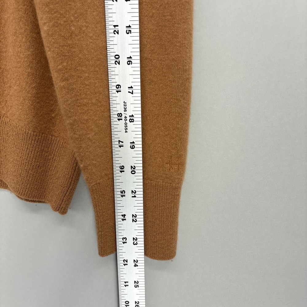 Naadam Sweater Womens Medium Brown 100% Cashmere Crewneck Raglan Knit Pullover - Picture 10 of 12